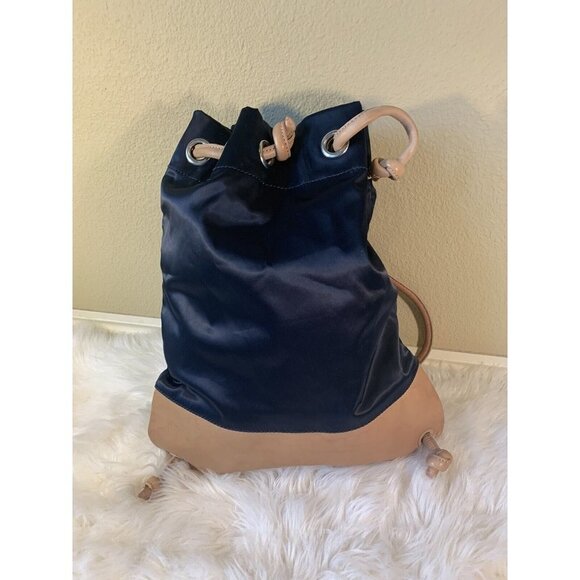 initial THE UNUSUAL EXPERIENCE  backpack nylon leather - Picture 2 of 12